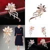 Pins Brooches Blue House Fashion Bauhinia Opal Womens Brooch Cor Pin Accessories Drop Delivery Otrim