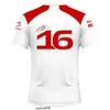 New F1 Racing Red Team Men Summer T-shirts CHARLES LECLERC 16 Carlos Sainz 55 Driver Women Tee Shirt Sport Children Clothes