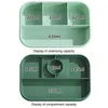 Dinnerware Leak-proof Lunch Box 2000ml Double Layers With Spoon Fork Cutter Airtight Container For Students Dishwasher