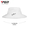 PGM Men Windproof Adjustable Golf Cap Male Breathable Bucket Hat Wide Brim Sweatabsorbing Visor Outdoor AntiUv 240116