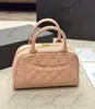 High quality designer bag women Boston handbag Pellet bead series Large capacity handbag Luxury brand bag Bowling bag