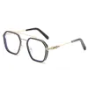 2024 Luxus-Designer-Ch-Sonnenbrille für Damen, verchromt, Brillengestelle, Herren, neue Mode, beliebt, Metall, flaches Herz, Brillengestell, Damen, Unisex, Brillen, Ug37