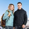 Down Jacke 23 Winter New Herren und Frauen Leicht mit Kapuze warme Jacke Thin Outdoor Windproof 80 weiße Ente Down Top