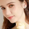 14K Gold Stud Lab VVS Solitaire Diamond Earring Niestandardowe kolczyki biżuterii