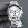 Automatic Mechanical Watches Sapphire Clean Chronograph factory watch mens Ceramic bezel model Case stainless steel strap waterproof