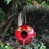 Décorations de jardin Maison de grenade créative cour extérieure décoration de jardin pendentif nid d'oiseau micro paysage résine artisanat ornements YQ240116