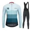 Bicicleta Team Wielertrui Set Herfst Lange Mouw Ropa Ciclismo Mannen Fiets Kleding Pak MTB Jersey Racefiets Maillot 240116