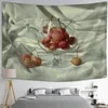 Tapestries Fruit Realistic Oil Painting Tapestry Wall Hanging European Minimalist TV Background Cloth Home Bedroom Decor