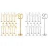 Party Decoration 1-20 Table Numbers Stands Seat With Holder Base Wood For Wedding Event Catering 20 Pcs Dropship