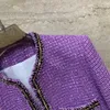 Chan 2024 Lentejuelas CCCC chaqueta Chaquetas de alta calidad para mujer abrigo para mujer ropa de diseñador mujeres abrigos nuevos diseñador mujer chaqueta de invierno mujer chaqueta de tweed regalo de cumpleaños