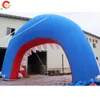 Outdoor activiteiten Gratis luchtschip 10m 32.8ft gigantische haaienmond opblaasbare boogpoort te koop