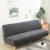 Polar Fleece Sofa Bed Cover Armless For Living Room Stretch Folding Couch Sofas Slipcover Covers Home 240115