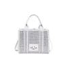 Luxury Design Bags Large Capacity Diamond Studded Tote Bag for Women's 2024 New Trendy High-end Crossbody Handbag
