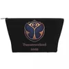Cosmetische tassen Kawaii Tomorrowland vlag reizen toilettas dames make-up schoonheid opslag Dopp Kit