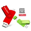 Chiavette USB Girevoli Smart OTG Chiavetta USB 64G 32G 16G 8G 4G Pen Drive Thumb Drive Memory Stick 3 in 1 TYPE-C Android Spedizione gratuita