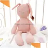 Muñeca de conejo pacificador de dibujos animados lindo nacido y P fabricante de juguetes venta al por mayor entrega directa Dh67S