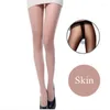 Women Socks Seamless Sexy Lingerie Slim Ladies Female Hosiery Silk Tights Transparent Women's Summer Thin Breathable Pantyhoses Black