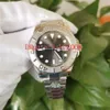 ARF 40mm 37mm 116622 Vattentäta män tittar på armbandsur Rostfritt stål 904L SAPPHIRE GRÅ DIAL ETA 3135 Rörelse Mekanisk auto280p