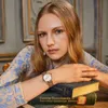 Vivianeism Westwoodism Watch из нержавеющей стали Императрица Вест Вест Тенденция моды розовое золото 11 Алмазные чешуйки Элегантные женские часы кварца