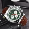 Mens Watches All Dial Work Quartz Watch 1884 Top Luxury Brand Chronograph Clock Steel Belt Herr Fashion Brei 147