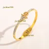 2024 Armband Gouden Armbanden Vrouwen Bangle Designer Rvs Polsbandje Manchet Mode-sieraden Accessoires Brief