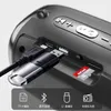 Haut-parleurs portables Haut-parleur Bluetooth sans fil insertion de carte à haut volume clé USB portable petit système de son caisson de basses monté sur voiture en plein air YQ240116