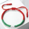 Bracelets de charme Bracelet tressé à la mode coloré tissé corde fil réglable bracelets de mode bijoux en gros goutte