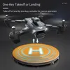 H109 Grand drone d'évitement des obstacles, évitement des obstacles intelligents à 360 °, double caméra HD, flux de lumière électrique, capteur de gravité, vol de trajectoire, suivi automatique