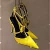 Designer silk satin pointy Gold buckle ankle strap High heeled sandals Stilettos Luxury Dress Shoes Party Shoes Rose pink