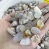 Figurines décoratives 1kg fleur de cerisier naturelle Agate gravier pierre Reiki Quartz guérison pierres précieuses minérales cristal artisanat pour la décoration de la maison