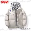 nasa donsjassen NASA Co Branded Katoenen Jas Winter Modemerk Dons Dikke Mannen Jas puffer jas esse jas 359