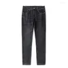 Men's Jeans High Quality Denim For Men Classic Regular Fit Straight Elastic Trousers Plus Size 29-40 Male Pants