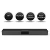 Högtalare BluetoothCompatible Column Wireless Speaker TV Soundbar Stereo Home Theater Sound Bar TF USB RCA Optical Clock för PC TV