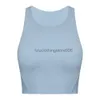 2024S Lu Womens Yoga Bra Tank Summer Vest type-shaped No Steel Ring Built-in Chest Pad Sports Bra for Women Gym Sleeveless Fitness Yoga Tops Fashion Luxury Top Bras