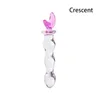 Gay Sex Products Butt Plug Vaginal Anal Stimulation Vibrator Beads Crystal Glass Dildo Penis for Women Toys 240115