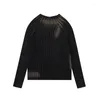 남자 스웨터 하이 스트리트 페인트 낙서 낡은 슬림 한 니트 티셔츠 게으른 스타일 스웨터 2024 패션 탑 풀오버