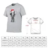 Polos pour hommes Éléphant de Noël Santa Safari Animal T-shirt de vacances Graphiques T-shirt Chemises d'entraînement pour hommes