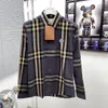 Spring designer mens Dress Shirts long sleeve shirts Casual business clothing Top S-3XL