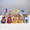 Keychain Men's Designer och kvinnor Trend Personlighet Kobe Jersey Keychain Luxury Figur James ryggsäck hänge dekoration