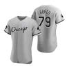 Chicago''White''Sox''Hommes Femmes Jeunes enfants Jose Abreu Yoan Moncada Leury Garcia Tim Anderson Eloy Jimenez Personnalisé Gris MR Patch Authentique Jersey