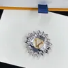 مصمم أبيض كريستال L Crystal Drop Brooch Party Ware Wharing Your Fashionista Brooch Jewelry Jewelry Jewelry