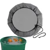 Garden Decorations Rain Barrel Screen Mesh Cover Insect Proof Net Tank Protector Water Collection Buckets Harvesting Tool For