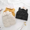 Baby Jongens Meisjes Vest Herfst Winter Mouwloos Turn-down Kraag Jas Jonge Kinderen Jas Kinderen Warm Vest Uitloper Kleding 10 240116