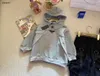 Luxe baby trainingspakken jongens pluche lange mouwen hoodie set kinderen designer kleding maat 110-160 herfst hoodie en broek jan10