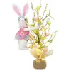 Ostern-Umarmungsvorhang, Baumspitze, Stern, Hase, Feiertagsornament, Dekoration, Geschenkartikel, Wohnaccessoires 240116