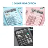 Calculators Desktop Calculator Standard Function Calculator with 12-Digit Large LCD Display Solar Battery Dual Power for Home Basic Officevaiduryd