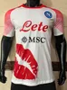 Versão do jogador 23 24 NAPOLI camisas de futebol Nápoles 2023 2024 ZIELINSKI ANGUISSA OLIVERA KVARATSKHELIA CAMISA DE FUTEBOL OSIMHEN FABIAN LOZANO Maillots de foot tops