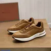 Week End Walk Sneakers Loropinas Casual Schoenen Nieuwe High-End Echt Leer Dikke Zool Zachte Zool Verhoogde Schokabsorberende Sportschoenen Loopschoenen Casual Heren HB QY1W