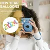 New Banners Streamers Confetti 17 Inch Foil Balls New Year Balloons Digits 2024 Girl Birthday Party Decoration Gold Balloons for Home Anniversary Wedding Party