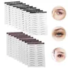 Makeup Brushes 18pcs Water Transfers Stickers Grooming Eyebrow Tattoos Hair Like Eyebrows